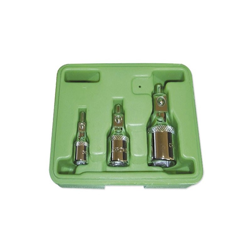 SET DE 3 ADAPTADORES MAGNÉTICOS DE 1/4", 3/8" Y 1/2" 51802