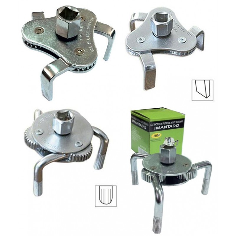 EXTRACTOR FILTRO DE ACEITE CON PATA PLANA 51352