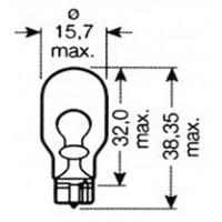 LÁMPARA OBN WEDGE 18W 12V T15 52866