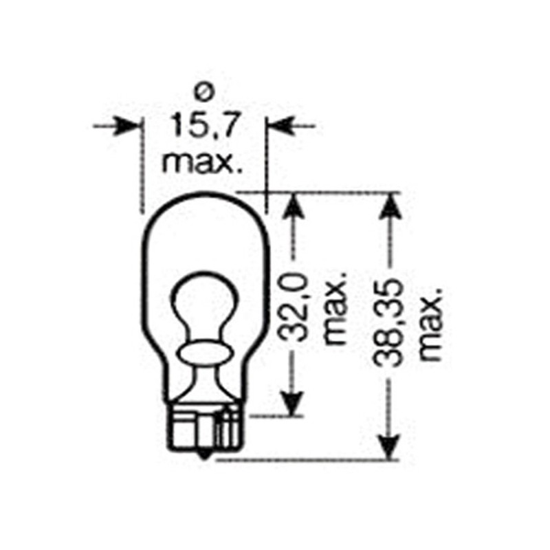 LÁMPARA OBN WEDGE 18W 12V T15 52866