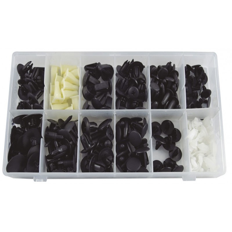 ESTUCHE DE CLIPS PLASTICOS MAZDA 190 PCS 52896