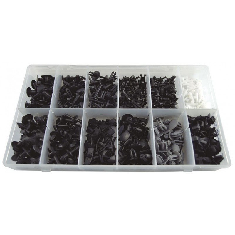 ESTUCHE DE CLIPS PLASTICOS VOLVO 350 PCS 52901