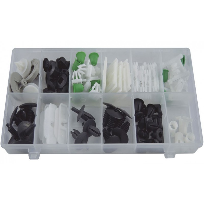 ESTUCHE DE CLIPS PLASTICOS VOLKSWAGEN 85 PCS 52889