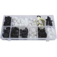 ESTUCHE DE CLIPS PLASTICOS MITSUBISHI 132 PCS 52895