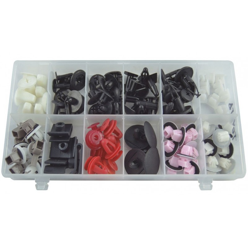 ESTUCHE DE CLIPS PLASTICOS TOYOTA/LEXUS 89 PCS 52886
