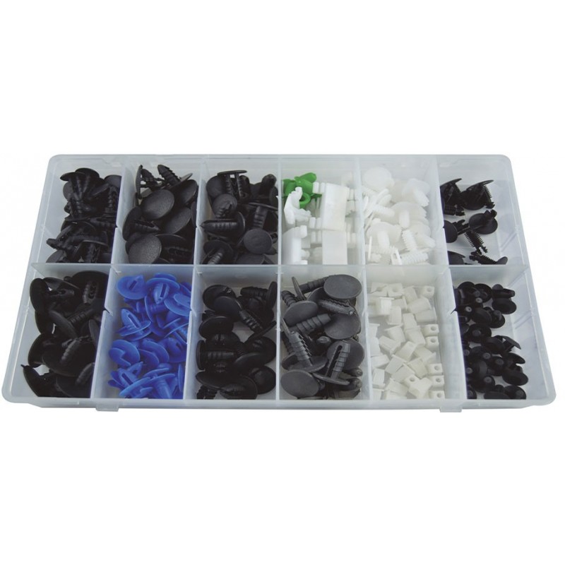 ESTUCHE DE CLIPS PLASTICOS FIAT 308 PCS 52900